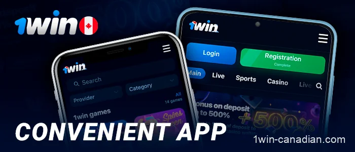1win mobile app for Android and iOS devices