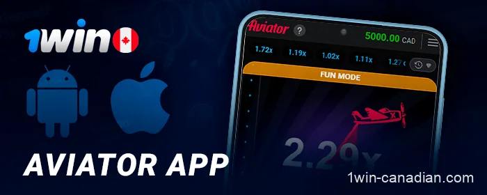 1win Aviator mobile app for Android and iOS
