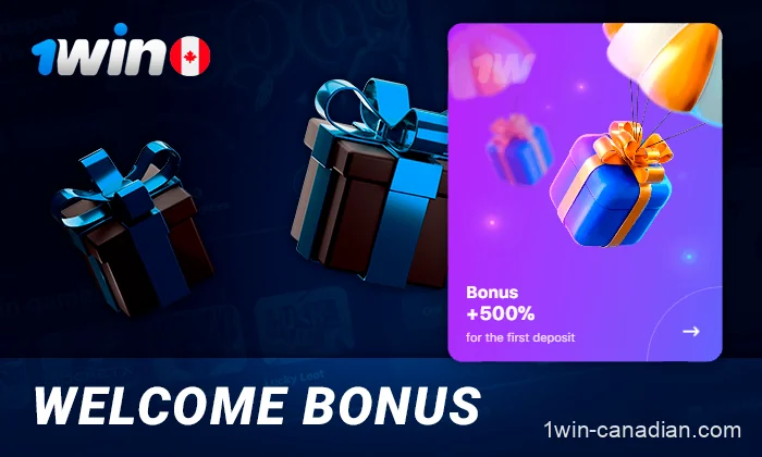 Welcome bonuses available for 1win players from Canada