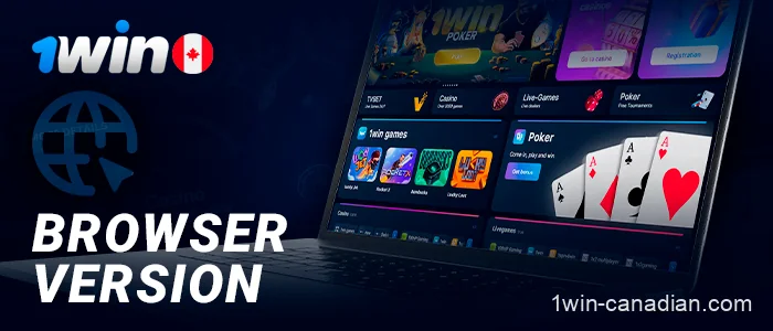 1win browser version of the online casino
