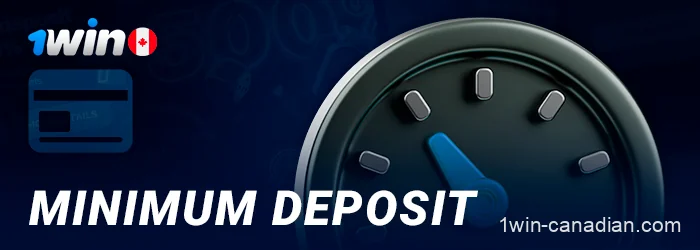 Minimal deposit amount on 1win in Canada