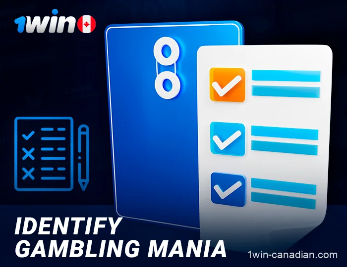 Instruction on identifying gambling addiction for 1win players