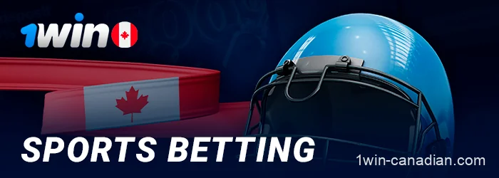 Sports betting options in 1win Canada
