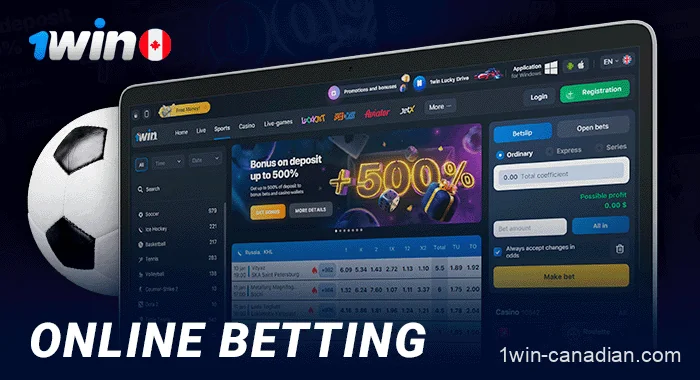Information about 1win online betting options